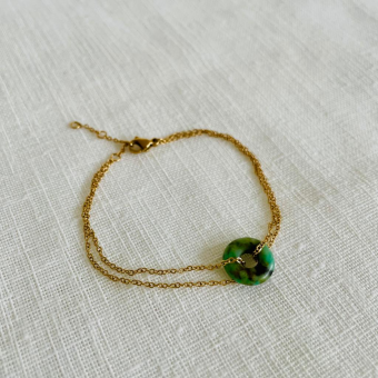 Green bracelet hoop 